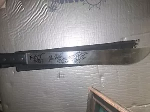 Friday the 13th machete signed Jason Voorhees autograph - Picture 1 of 2