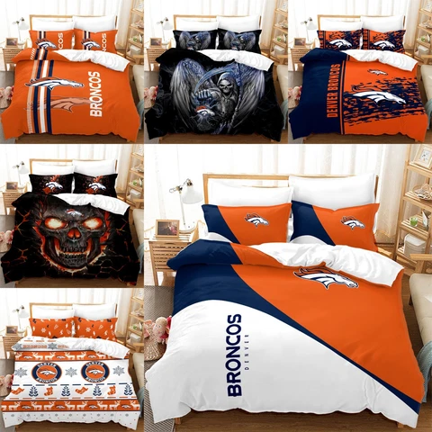 Denver Broncos Duvet Cover Bedding Set Pillowcase Comforter Cover Quilt Cover Cover