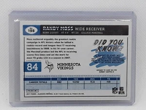 Randy Moss 2017 Panini Classics Football - BLUE BACK (029/175) Minnesota Vikings - Bild 1 von 2