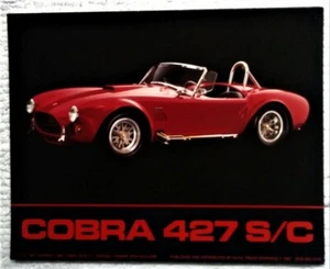 Ford Cobra 427 S/C  Red  Poster  8x10 inches  NEW - Imagen 1 de 1