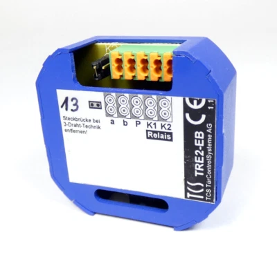 Relé de llamada empotrado TCS TRE2-EB para el control de timbres adicionales y timbre - Imagen 1 de 4