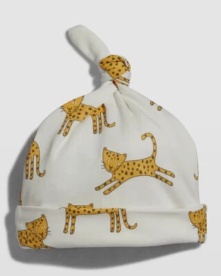 $13 Kissy Kissy Bebé Dorado Estampado Leopardo Gorro Talla S Foto 1 de 2
