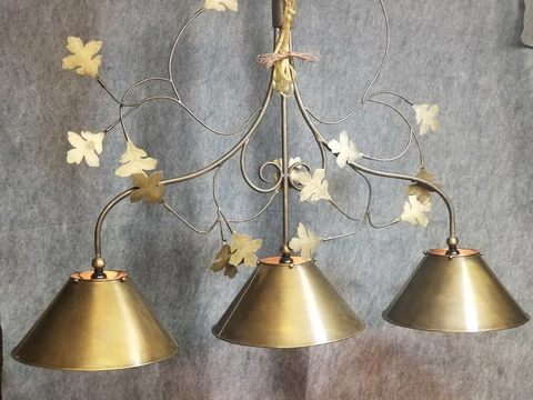 Chelsea House 3 Light Chandelier, 48"W x 36"H, 10' Chain Cover