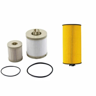 FD-4616 FL-2016 Kit filtro de aceite y combustible para Ford F250 F350 Super Duty 2003-07 6,0 L Foto 1 de 4