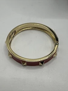Mikey London Rot & Gold Ohrstecker Armband, Armreif Damen, Mode - Bild 1 von 10