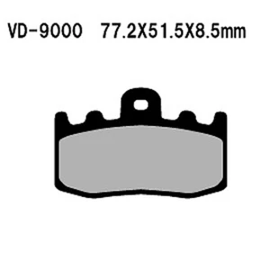 Fits 2007 BMW R1200GS Adventure Organic Brake Pad Vesrah VD-9000 - Picture 1 of 3