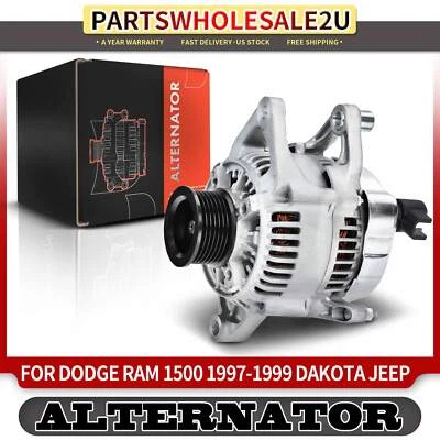 Alternador para Dodge Ram 1500 2500 3500 Jeep Grand Cherokee 12V 90A CW 7Groove Foto 1 de 4