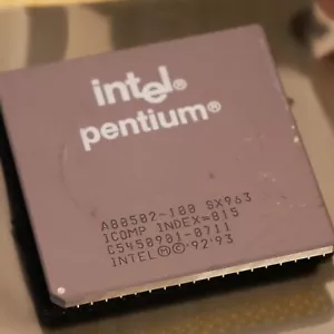 Procesador de CPU Intel Pentium 100MHz A80502100 SX963 probado y funcionando 07 - Imagen 1 de 5