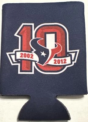 Bud Light Houston Texas Deep Steel 2012 azul Game Day Koozie (1) JJ WATT Foto 1 de 2