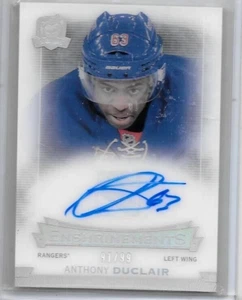 ANTHONY DUCLAIR 2014-15 UD LA COPA AUTÓGRAFO CERTIFICADO CONSAGRACIÓN #/99 - Imagen 1 de 1