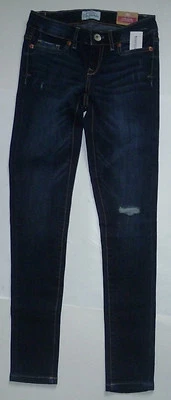 Jeggings para mujer Aeropostale Lola Destroyed lavado oscuro nuevos con etiquetas #0224 Foto 1 de 3