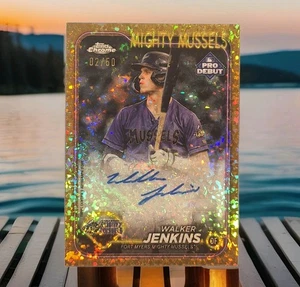 2024 Topps Pro Debut Chrome Gold Mini Diamond Refractor /50 Walker Jenkins Auto - Picture 1 of 3