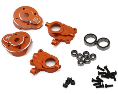HPI Venture18 Aluminum Portal Covers & Steering Knuckles Set (Orange) - Image 1 of 2