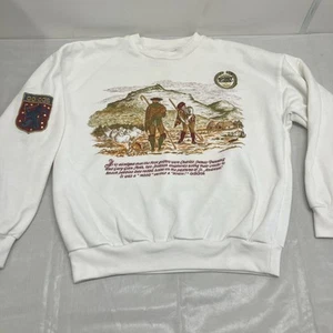 Vintage Adidas Lore Sport Golf Sweatshirt Pullover Men’s Size Large L. White - Picture 1 of 12