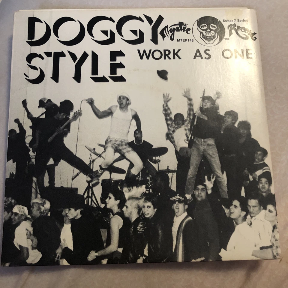 Doggy Style, Work As One E.P., Mystic Records, 1985, Punk Rock Vinyl Nm C Vg Foto 1 de 4