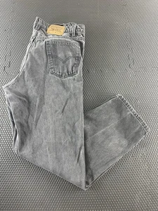 VtgLevis 550 Men’s Tag Sz 40x32 Relaxed Fit Faded Black Denim Jeans USA Made - Picture 1 of 14
