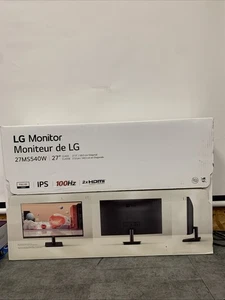 LG 27" IPS Full HD 100Hz Borderless Design Monitor 5ms Respond Time (27MS540W-B) - Picture 1 of 3