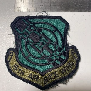 USAF 15th Air Base Wing Patch — Hickam AFB / Wing Insignia — Sew‑On - Picture 1 of 2