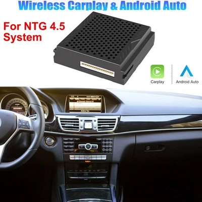 Wireless Carplay Android Auto Decoder For Mercedes-Benz E Class 2011-2014 NTG4.5 Foto 1 de 4