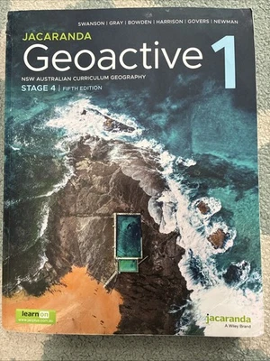 Geoactive I Stage 4 Fifth Edition NSW Aust. Curriculum Geography... - image 1 of 3