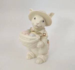 Figura Lenox Conejo de Pascua con Cesta - Entrega de Pascua - Imagen 1 de 11