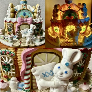 Vintage 1999 Danbury Mint Pillsbury Doughboy beleuchteter Brotkorb Bäckerei - Bild 1 von 15