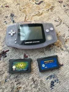 Consola Gameboy Game Boy Advance Clear Glacier + Juegos - Imagen 1 de 4
