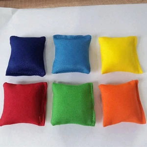 4Pcs 12pcs Bean Bags Throwing Catching Sports PE Playground Juggling Beanbags - Picture 1 of 4