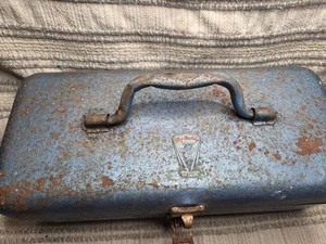 Vintage My Buddy Metal Single Tray Tackle/Tool Box - Blue Falls City Product  - Bild 1 von 7