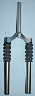 Upper Suspension MTB Fork 26" 1" Threadless 190mm Silver 290mm Arms USA Shipper! - Image 1 of 4