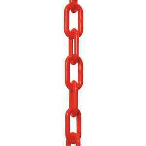 Manufacturer Varies Plastic Chain, Red, 50 ft Length, Gloss 30005-50 - Picture 1 of 1