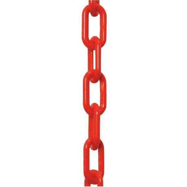 Manufacturer Varies Plastic Chain, Red, 50 ft Length, Gloss 30005-50 - Image 1 of 1