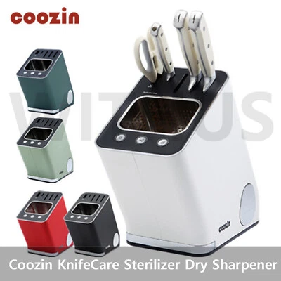 Coozin Knife Care UV Sterilizer Dry Sharpener and Ejiry Prestige Knife 4pc Set= - Image 1 of 4