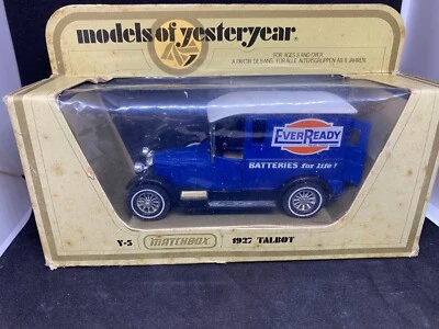 Matchbox - Models of Yesteryear Y - 5 - 1978 - 1927 Talbot Van - EverReady - Image 1 of 4
