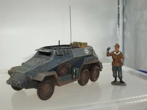 KING AND COUNTRY BBG039 GERMAN ARMY OTTO SKORZENY'S COMMAND CAR VEHICLE + CREW - Picture 1 of 4