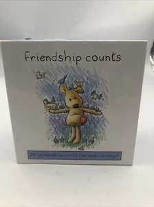 Newtons Law Organizer& 25 Cards Set Celebrating Cards Friendship Counts - Picture 1 of 6