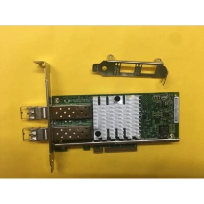 Intel X520-DA2 82599ES E10G42BTDA Ethernet Adapter + 2PCS SFP+ 850 Transceiver - Image 1 of 4