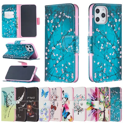 For iPhone 8 11 12 13 14 Pro Xs Max Luxury Flip Wallet Holder Phone Case Cover - Image 1 of 4