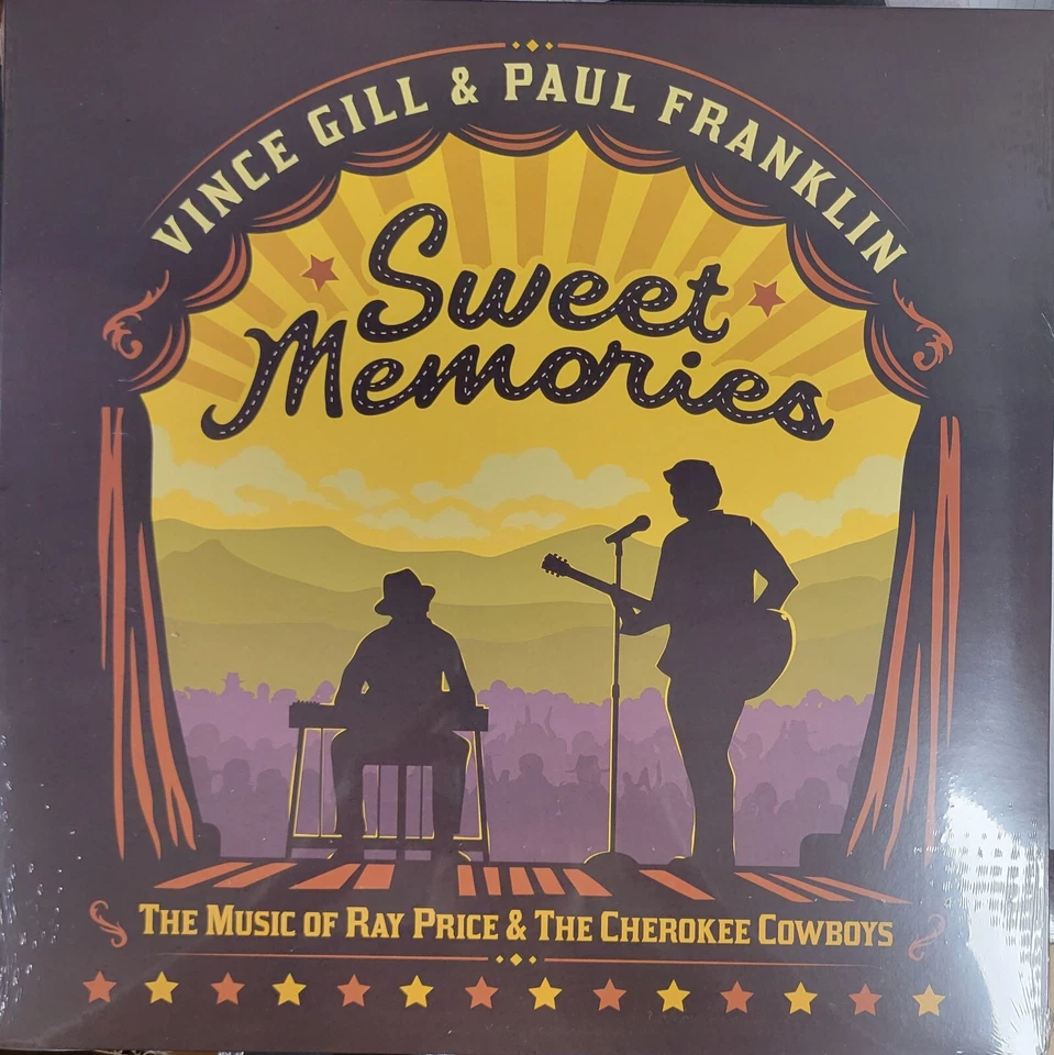 Vince Gill & Paul Franklin – Sweet Memories - Milky Clear LP Vinyl Record - NEW - Image 1 of 1