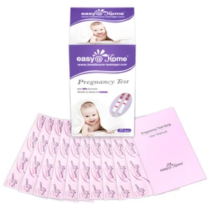 Easy@Home 25 Pregnancy (HCG) Urine Test Strips, 25 HCG Tests | EZW1-S:25 - Picture 1 of 4