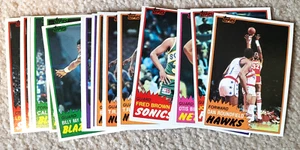 1981-82 Topps Basketball Starter Set 17 Karten (13 Diff) ~ Commons+ ~EX oder besser - Bild 1 von 1