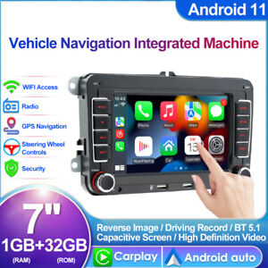  7" Für VW GOLF 5 6 Passat Po Auto Multimedia Touchscreen USB Carplay GPS Navi