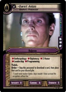 Star Trek CCG 2E Necessary Evil Bareil Antos, Opaka's Protector 4R100 - Picture 1 of 1