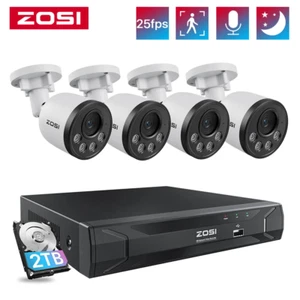 ZOSI Cámaras Vigilancia PoE 4MP Detección Movimiento Residencial Hogar 2tb HDD - Imagen 1 de 9