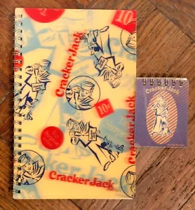 Large CRACKER JACK Lenticular Vari Vue Notebook Lined Paper Unused Plus Bonus - Picture 1 of 1