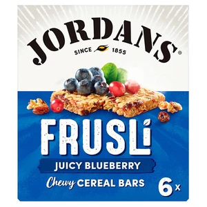 Jordans Frusli Juicy Blueberries Cereal Bars 3 x 6 Pack - Picture 1 of 3