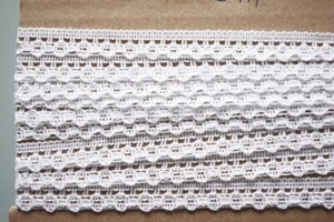 Borte 3m - 1 cm breit weiß Bänder Zierband Vintage - Bild 1 von 3