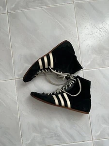 1980s Adidas made in West Germany Boxing Wrestling Shoes - Picture 1 of 24