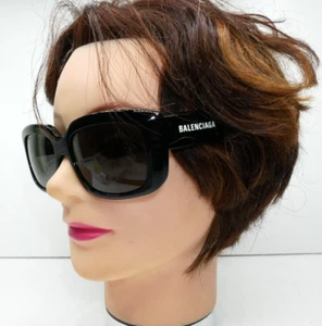 BALENCIAGA PARIS Rectangular Unisex Sunglasses BB0072S 001 Black - Picture 1 of 11