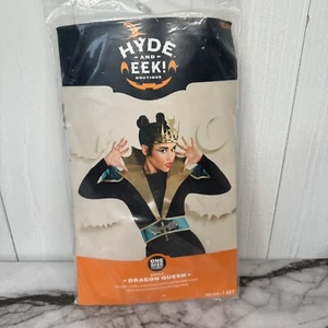 Erwachsene DRACHENKÖNIGIN Halloween Kostüm Set Krone Kragen Gürtel Rüstung Hyde und EEK! - Bild 1 von 7